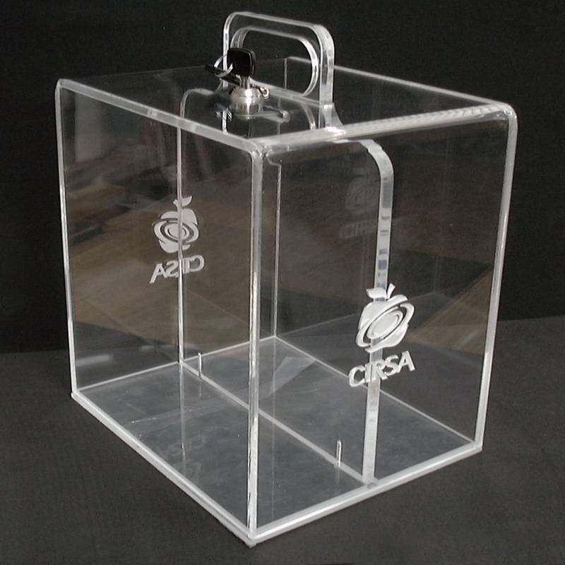 Caja de Acrílico con llave