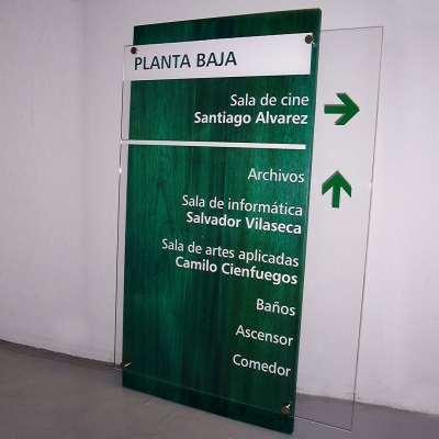 Cartel direccional