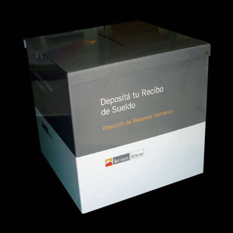 Caja para recibos de sueldos