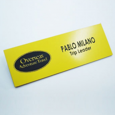 Identificador de personal grabado