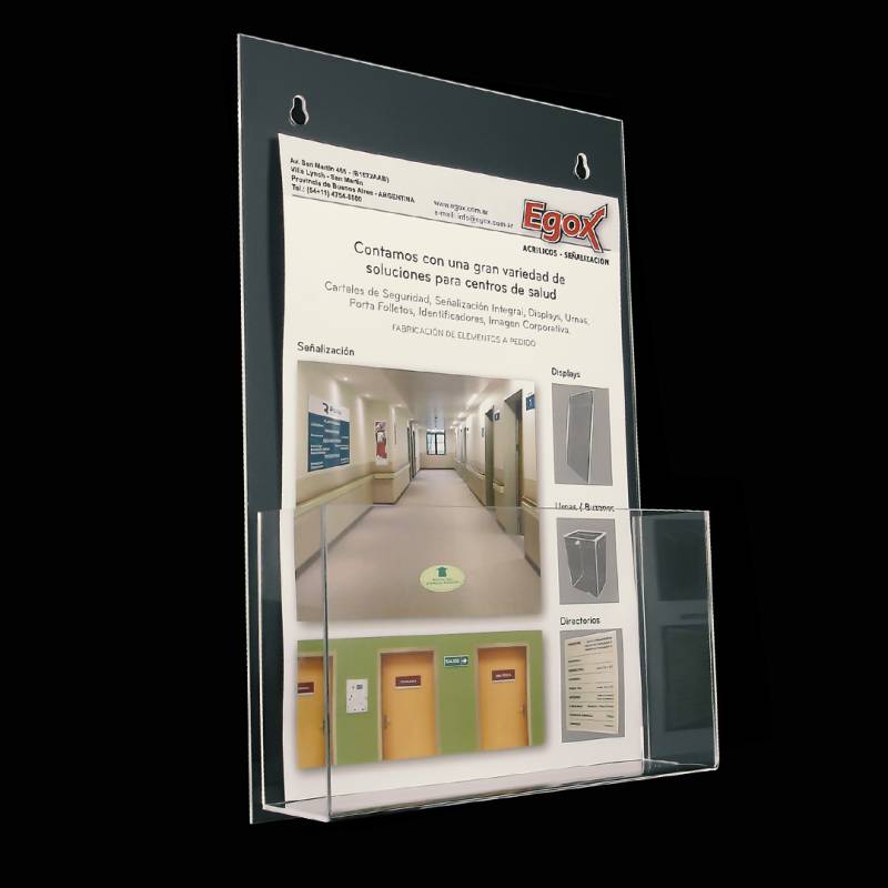Porta Folletos para pared