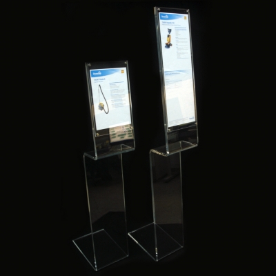 Display de Pie en Acrilico