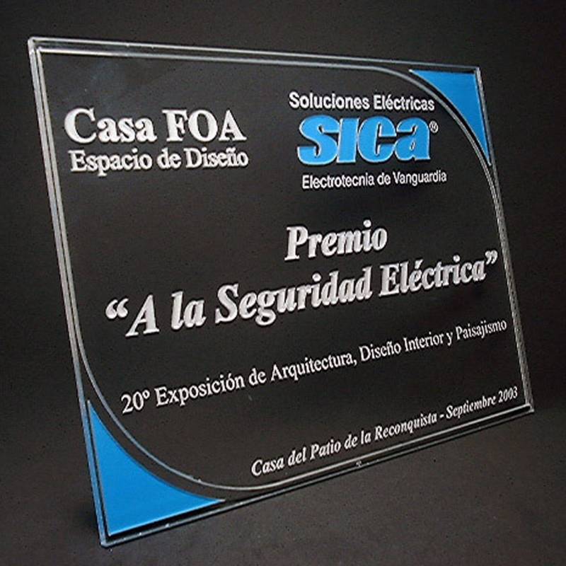 Placa de acrílico