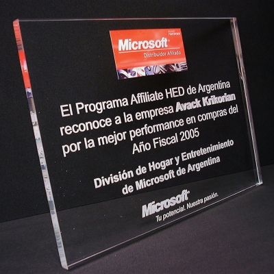 Placa Acrílica