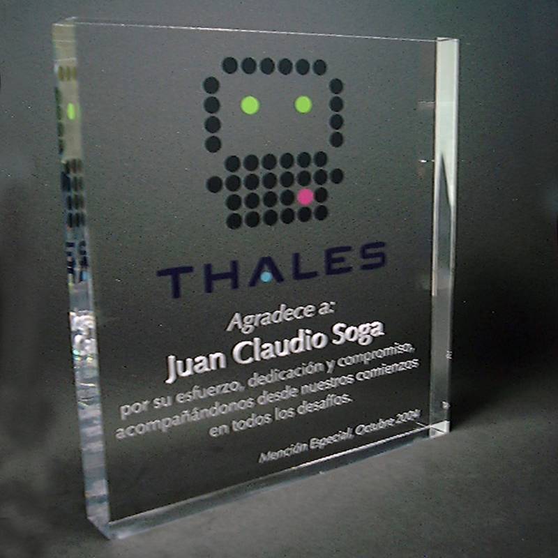 Reconocimiento impreso