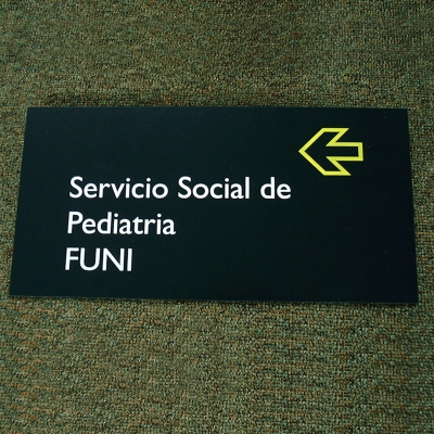 Cartel indicador