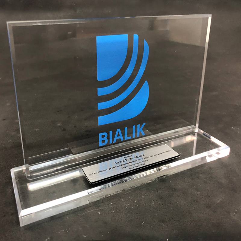 Reconocimientos en Placas de Acrílico
